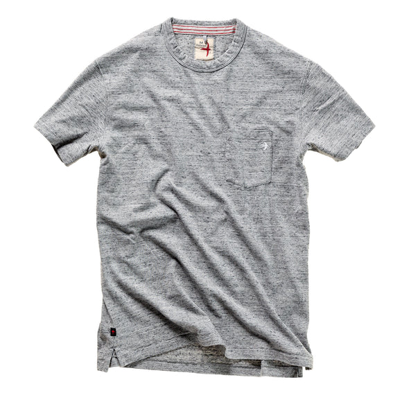 
                      
                        Shop the Grey Speckled Ringspun Pocket Tee by Relwen at Harbour Thread
                      
                    