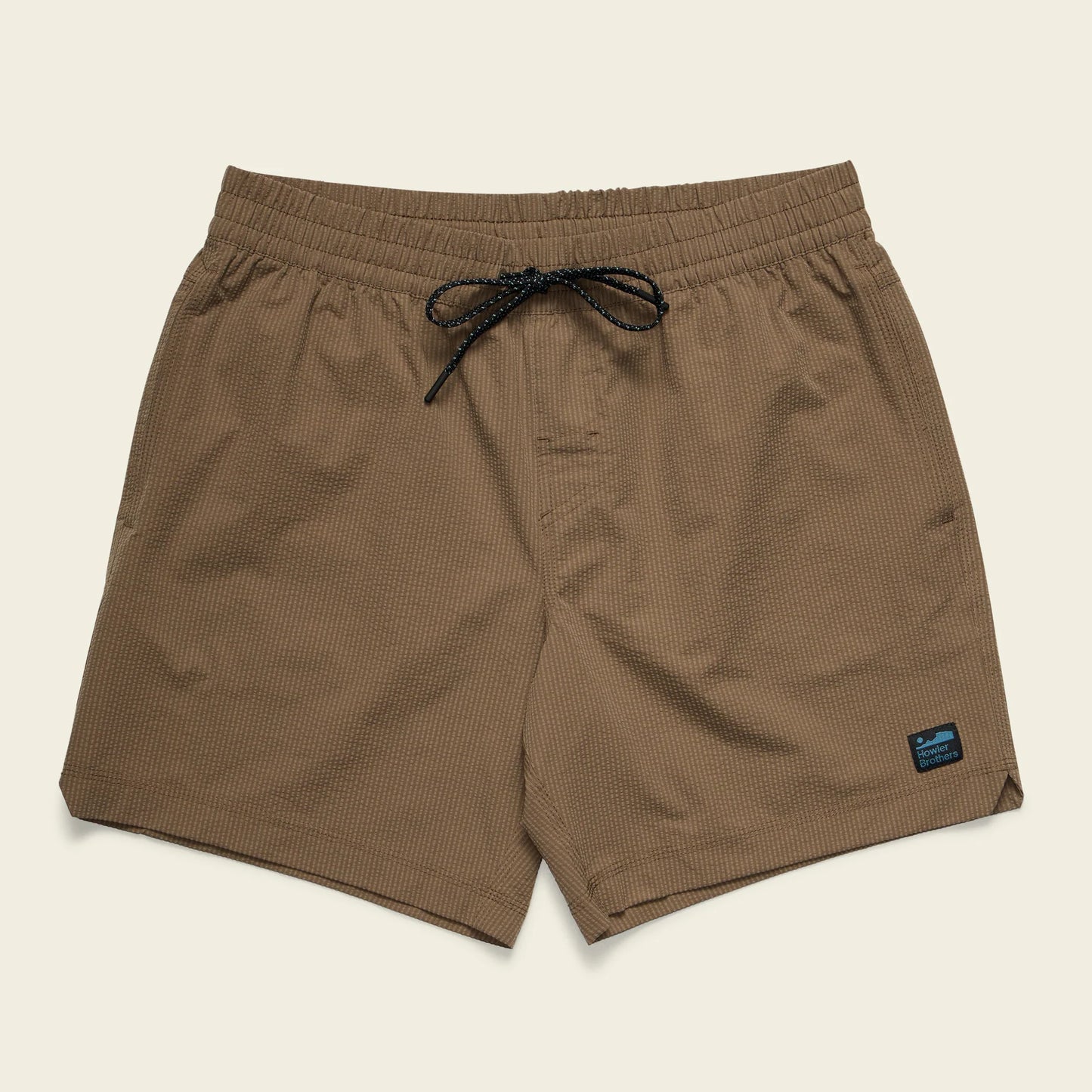 The Howler Bros Salado Shorts in Seersucker Morel