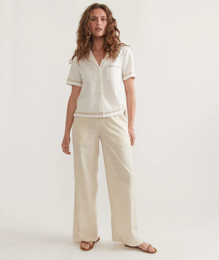 
                      
                        The Allison Hemp Trouser by Marine Layer
                      
                    