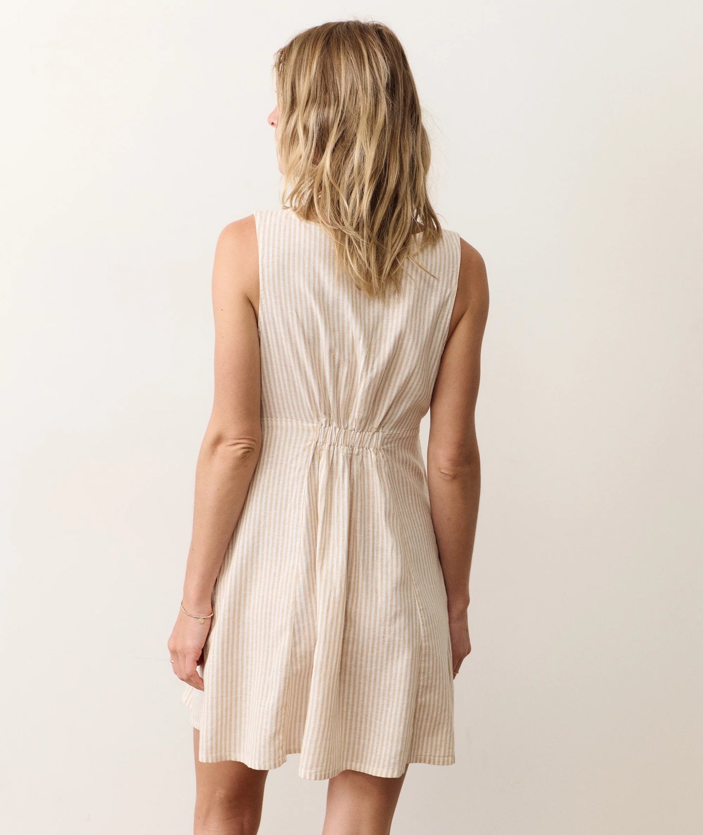Marine Layer Women's Camila Sleeveless Mini Dress Tuscan Stripe / MED