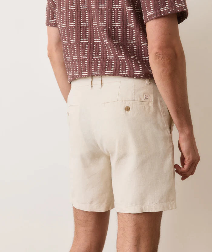 men's off white 7" shorts