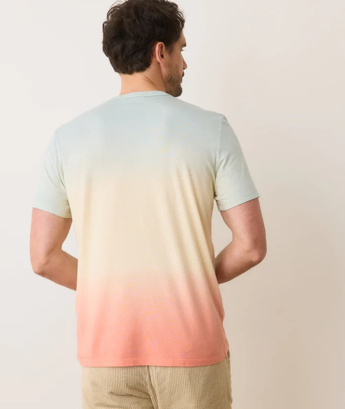 men's short sleeve ombre t-shirt