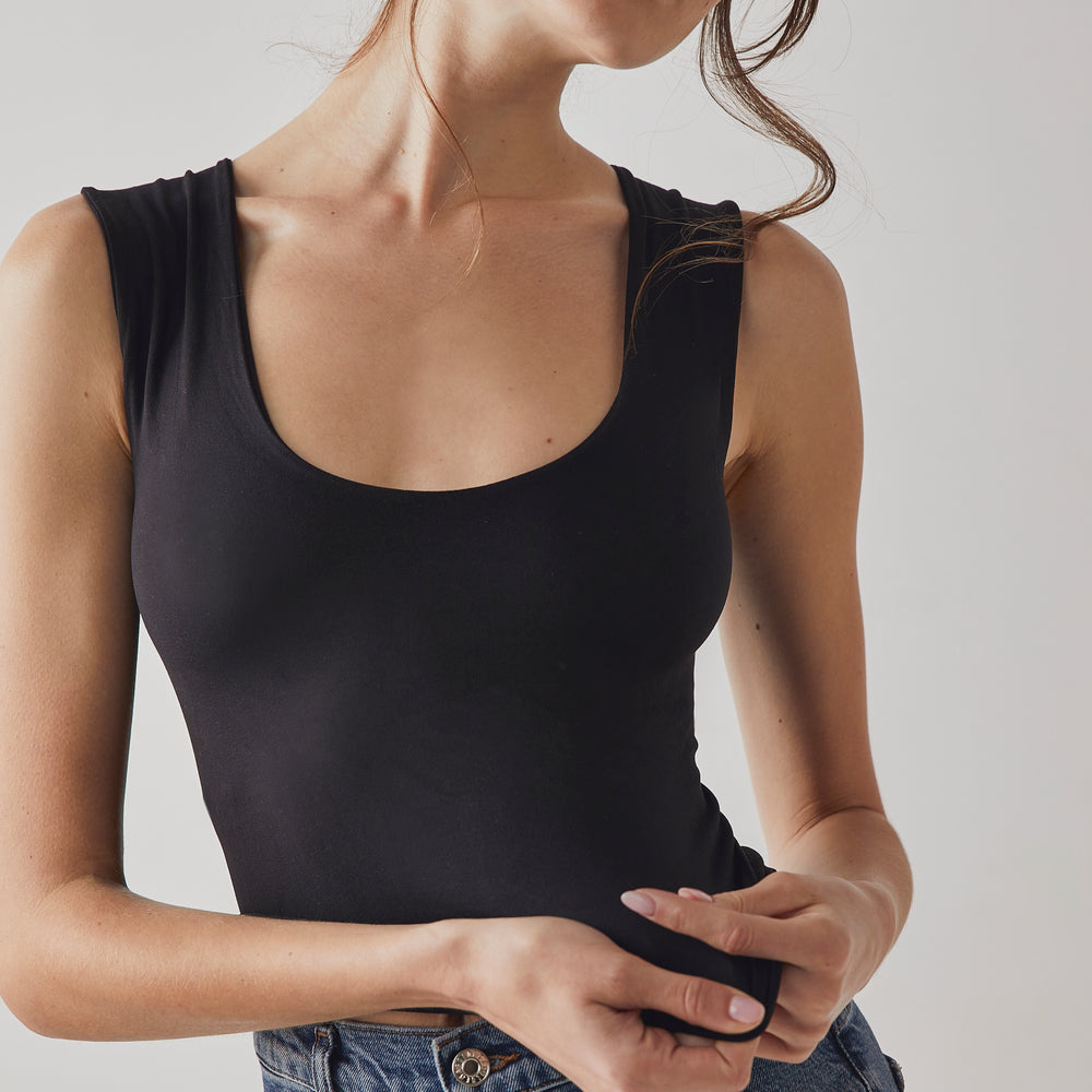 Shop the sleek and seamless u-neck Clean Lines Muscle Cami by Free People at Harbour Thread