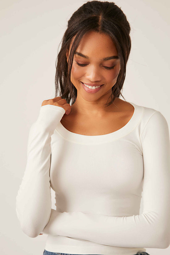Load image into Gallery viewer, Free People Must Have Scoop Layering Top - Ivory
