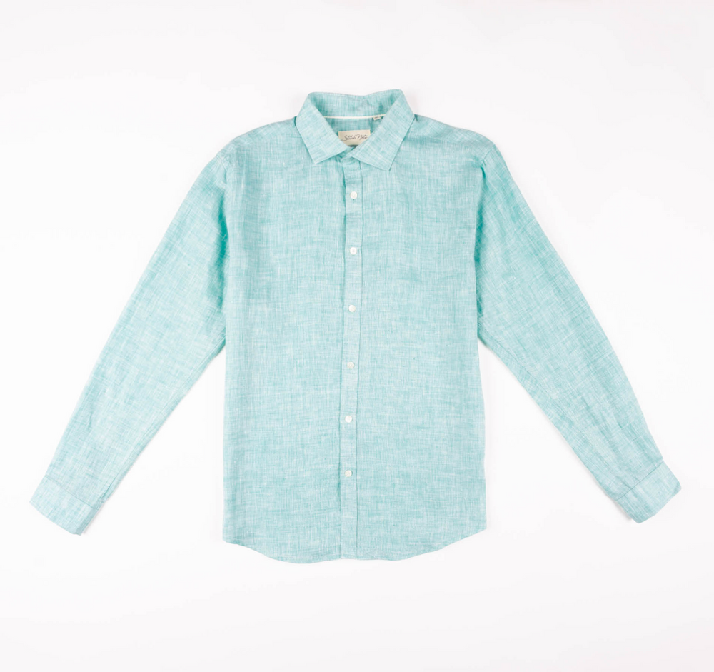 The Dylan Essentials Shirt in Aquamarine 