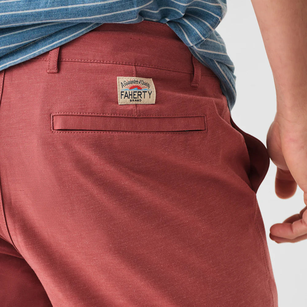 Faherty Belt Loop All Day Shorts 7" - Sunrose