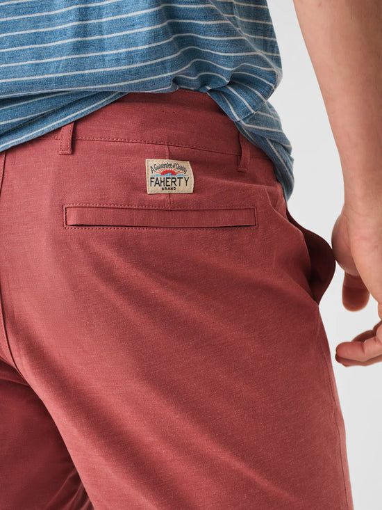 Faherty Belt Loop All Day Shorts 7" - Sunrose