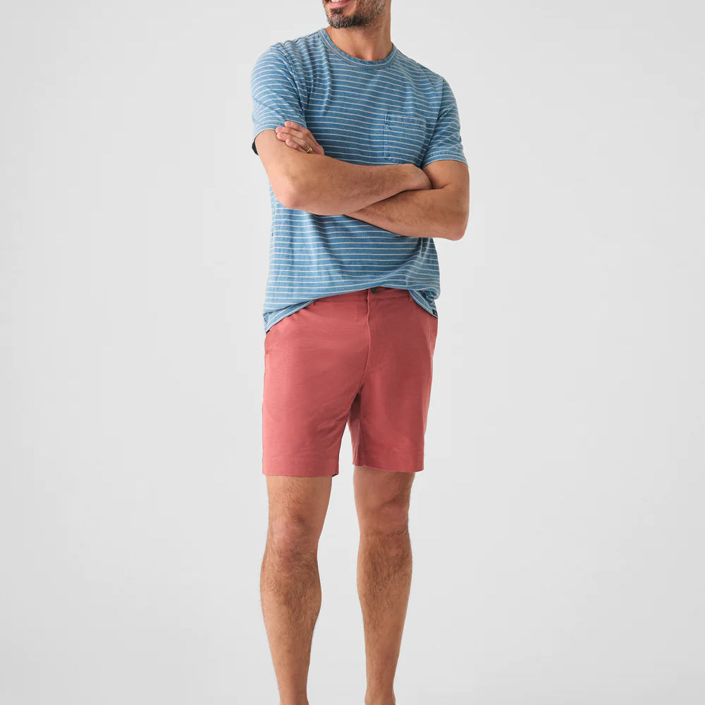 Faherty Belt Loop All Day Shorts 7" - Sunrose