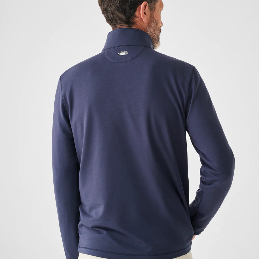 Faherty Movement Quarter Zip - Blue Nights