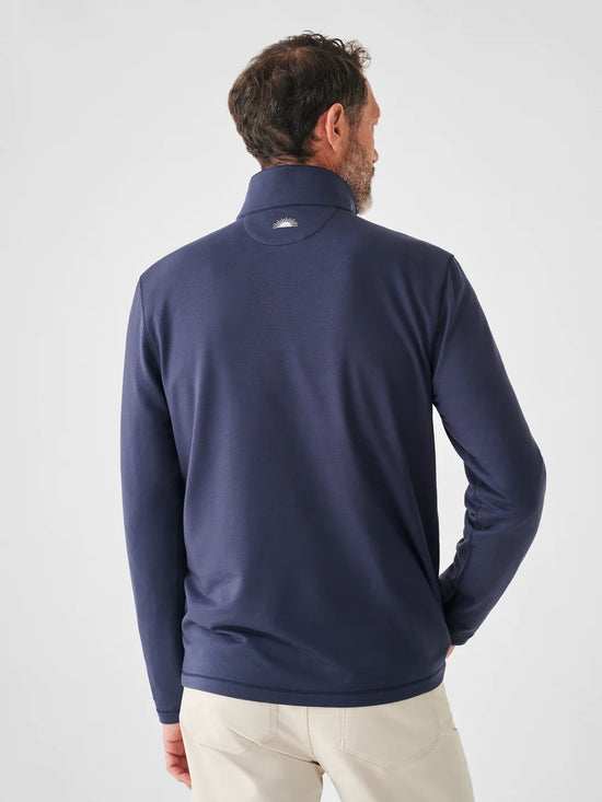 Faherty Movement Quarter Zip - Blue Nights