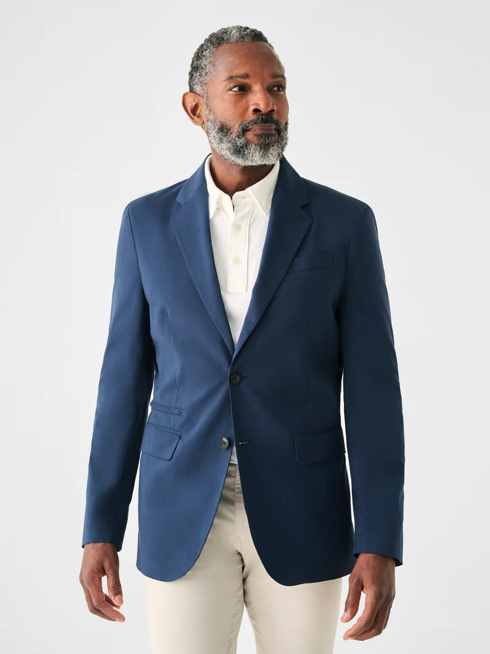 Faherty Movement Blazer - Navy