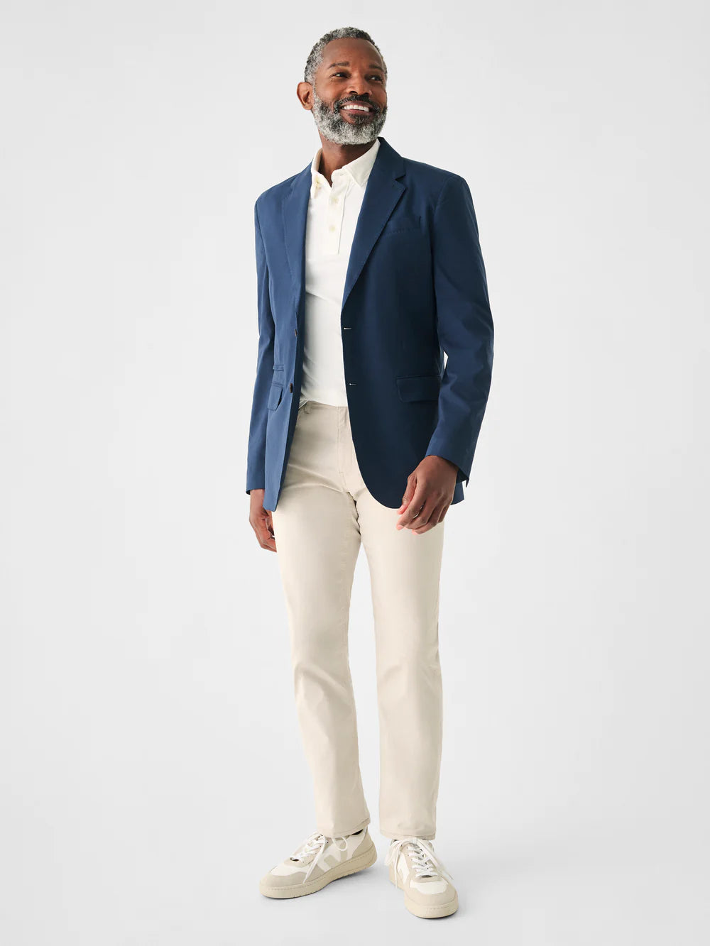 Load image into Gallery viewer, Faherty Movement Blazer - Navy
