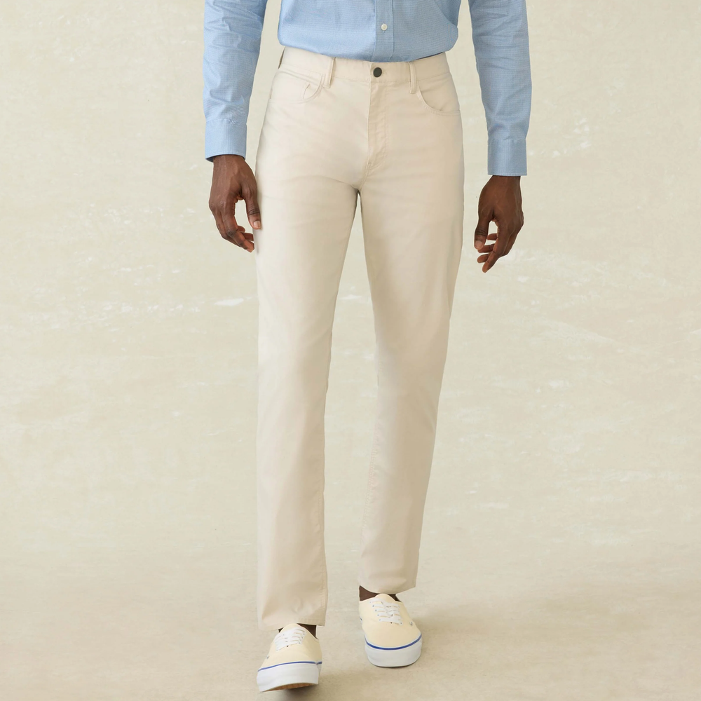 
                      
                        Faherty Movement 5-Pocket Pant - Light Sand
                      
                    