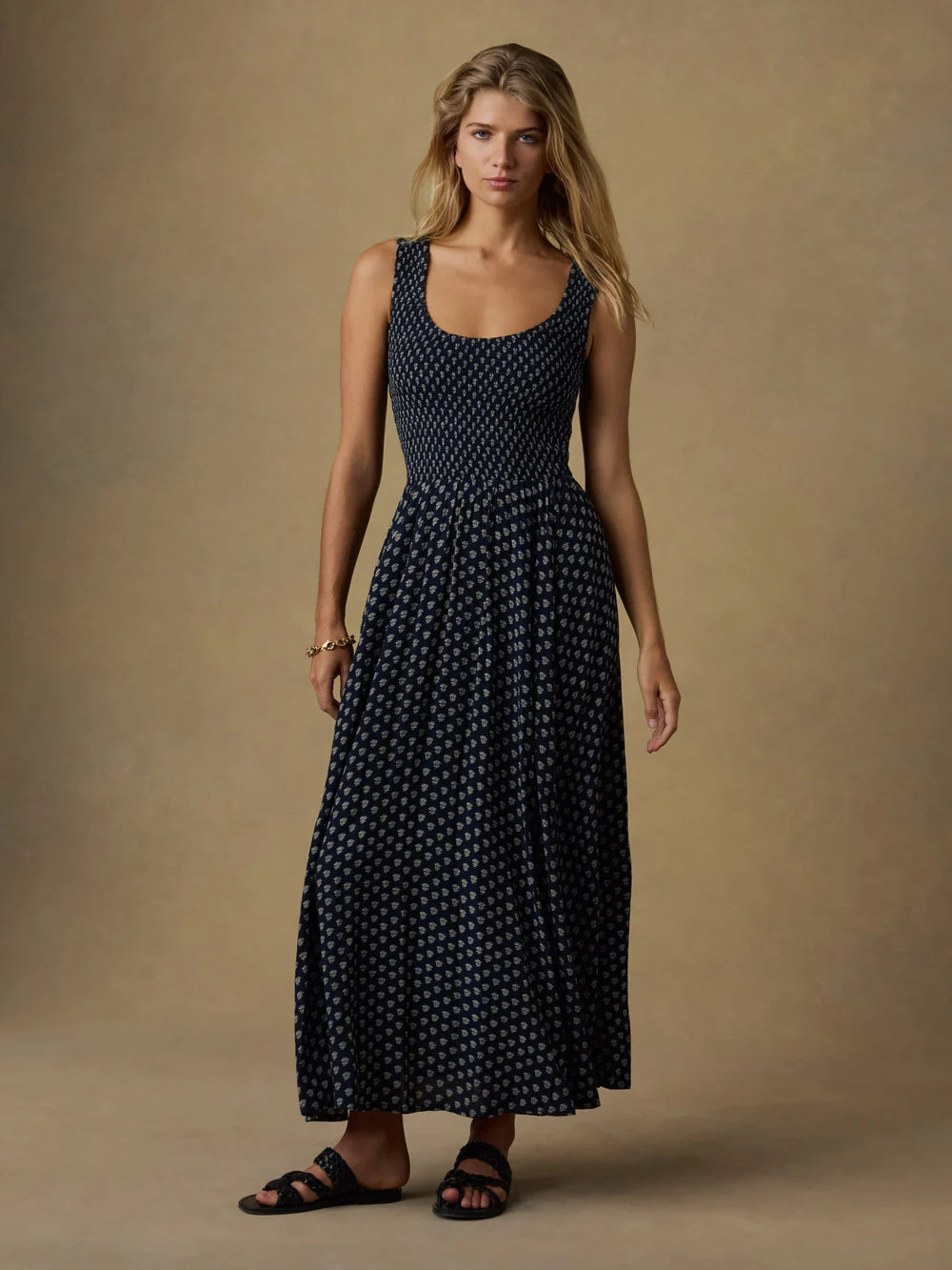 faherty dresses Faherty Women's Sophia Smocked Dress