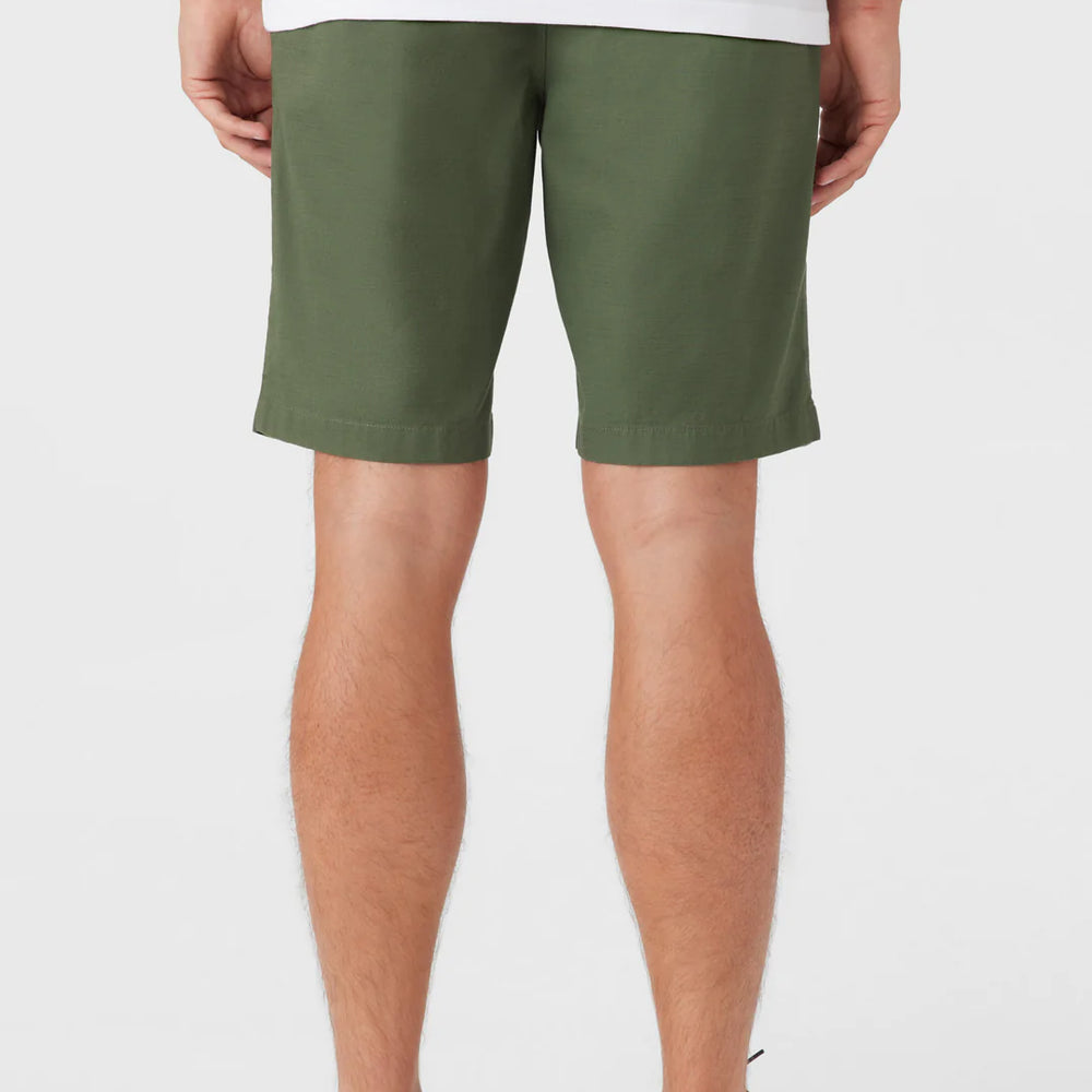 Back view of the O'Neill Jay Stretch 20" Chino Shorts in the color Olive