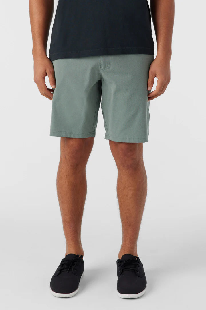 The Olive Reserve Light Check 19" Hybrid Shorts by O’Neill