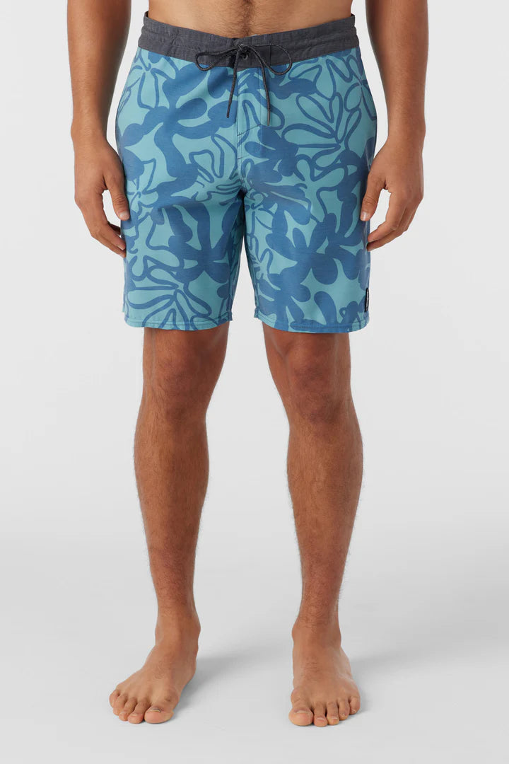 The Scrub Blue Print Cruzer 18" Boardshorts by O’Neill