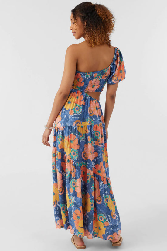 Back view of the O'Neill Aya Jadia Floral Maxi Dress