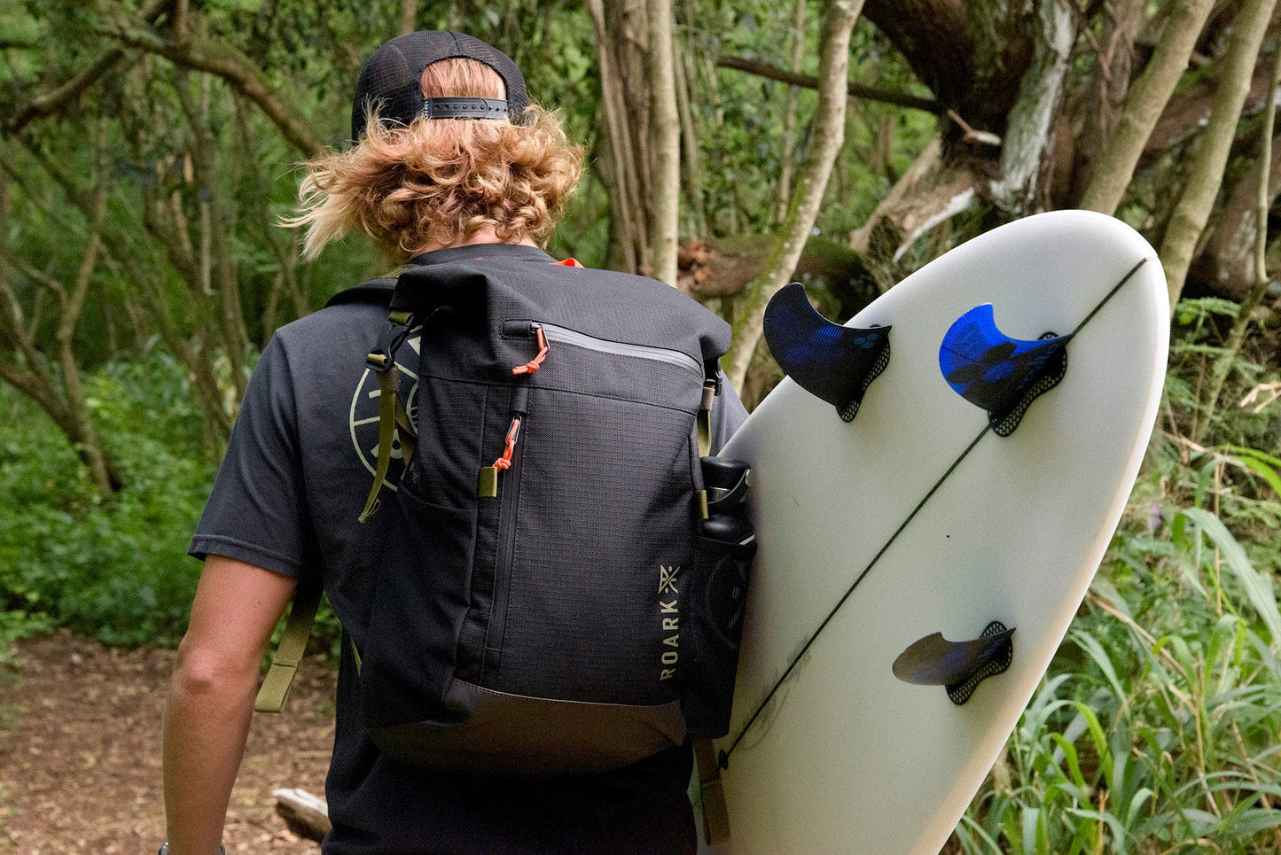 Roark’s condensed day pack allows for secure access on the go for those who are off to their next adventure. 