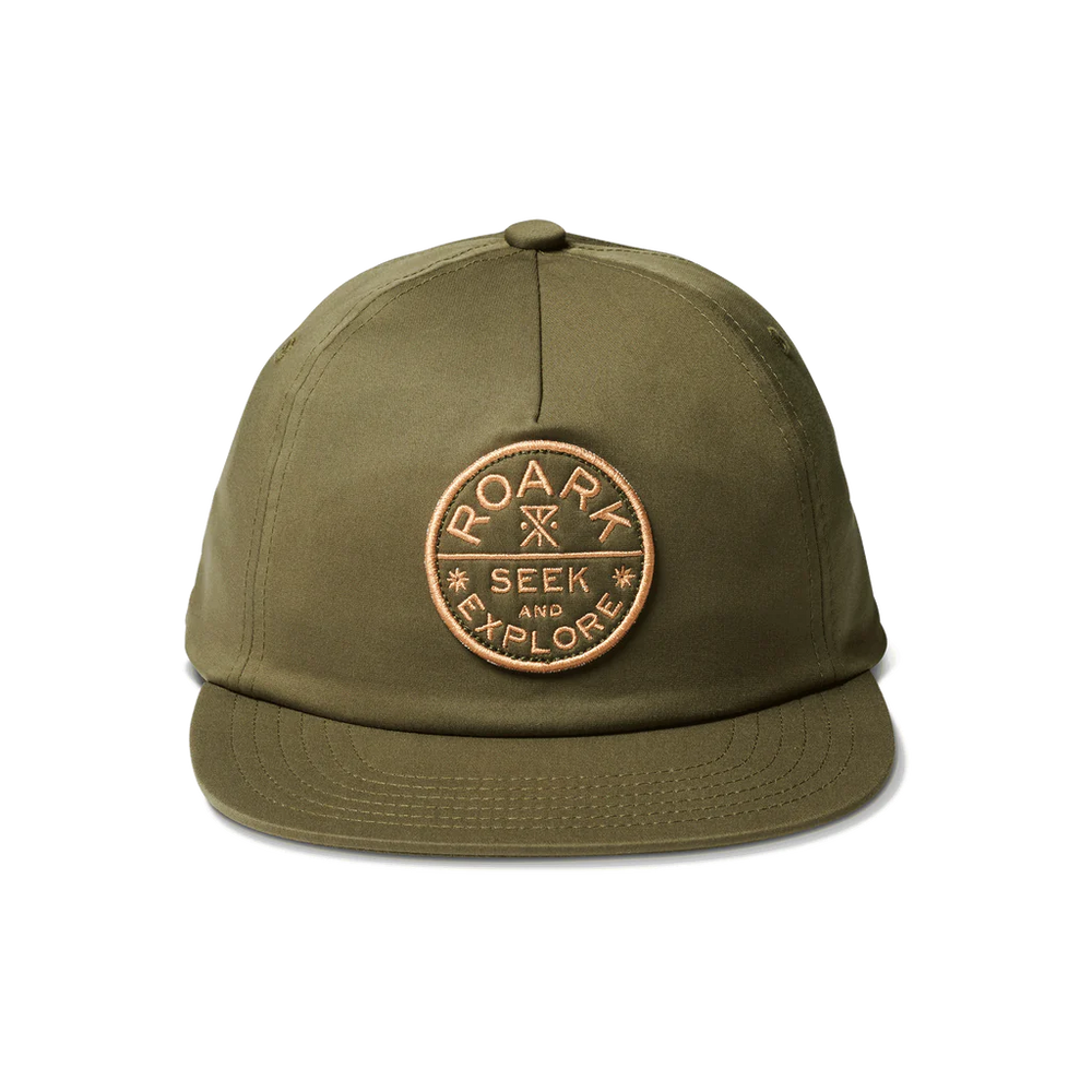 Roark Layover Strapback Hat - Military