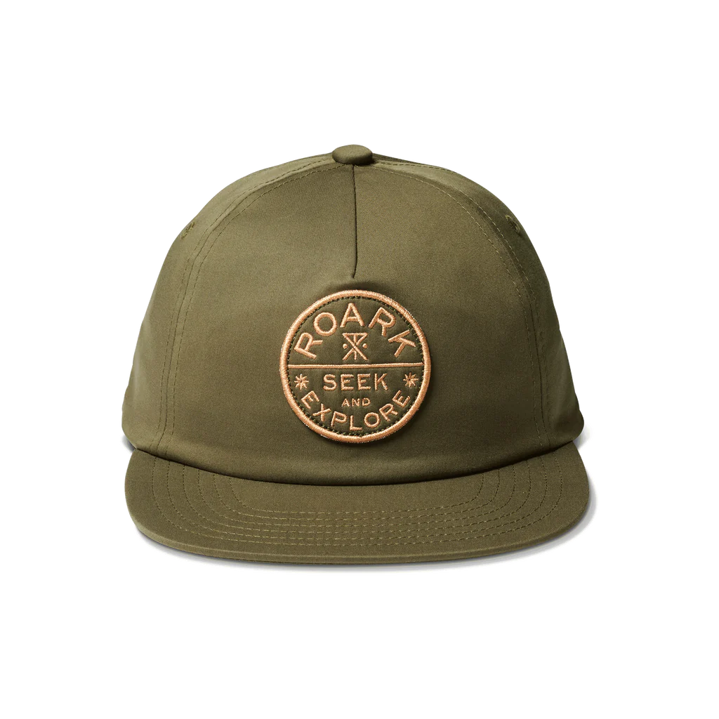 Roark Layover Strapback Hat - Military