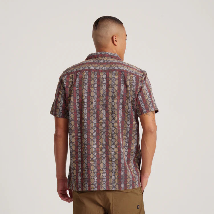 
                      
                        The Roark Gonzo Short Sleeve Button Up Shirt offers a classic fit and front button closure
                      
                    