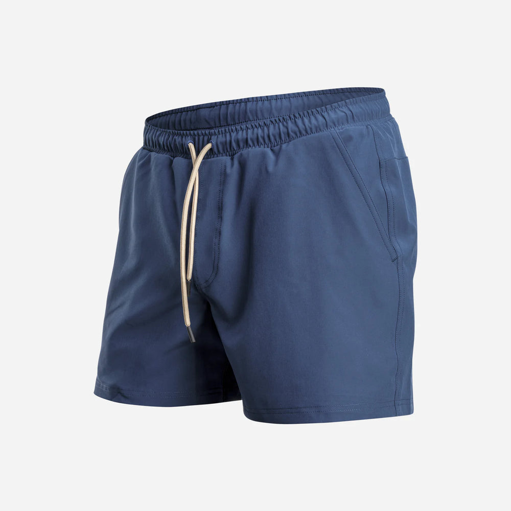 Men's navy 5" swim short