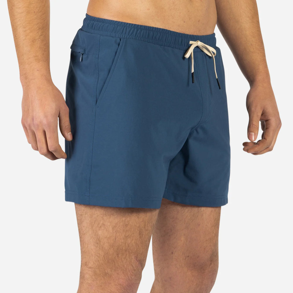 
                      
                        BN3TH's Agua Volley 2N1 Swim Short 5" in the color Navy
                      
                    