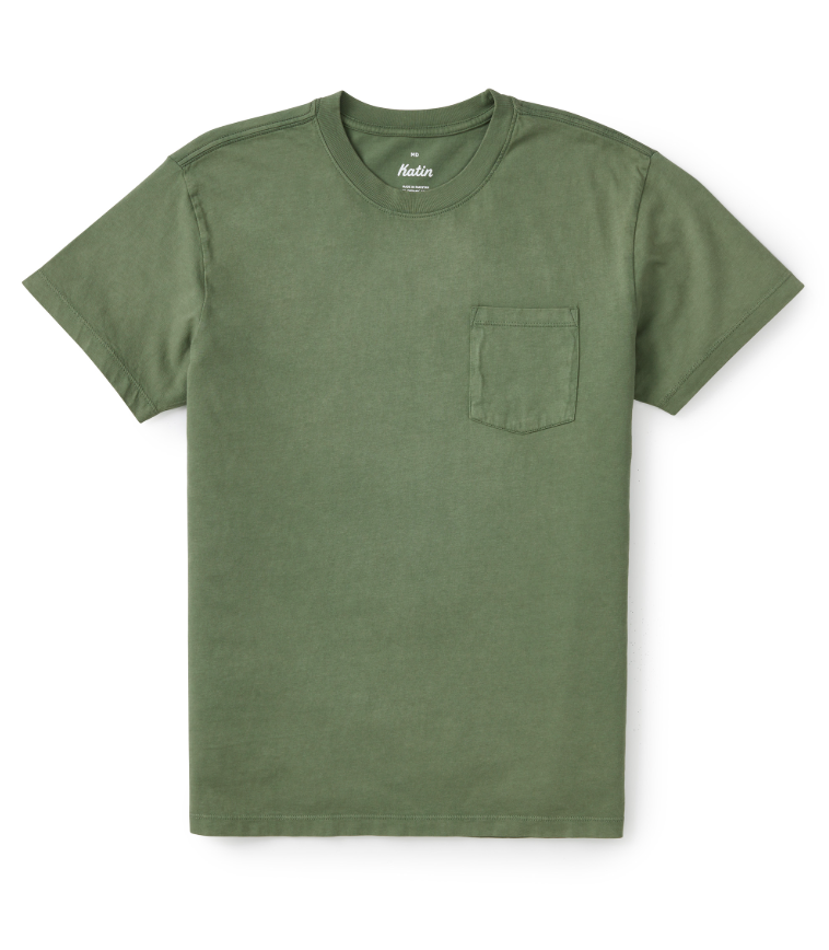 Shop Katin's Base Tee with classic pocket t-shirt styling at Harbour Thread