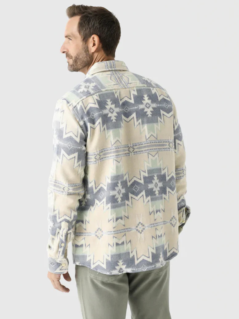 Faherty x Doug Good Feather Surf Flannel - Spring Star Nation