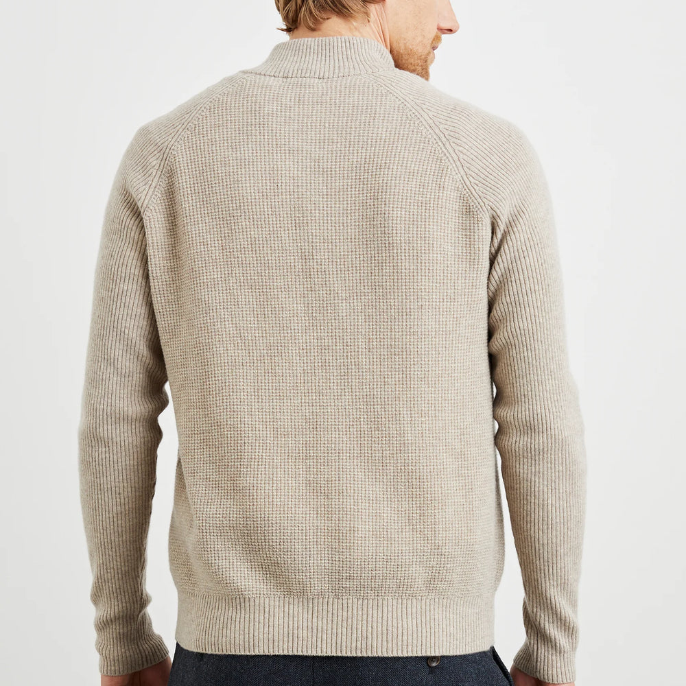 
                      
                        Men's oat melange pullover sweater from Rails
                      
                    