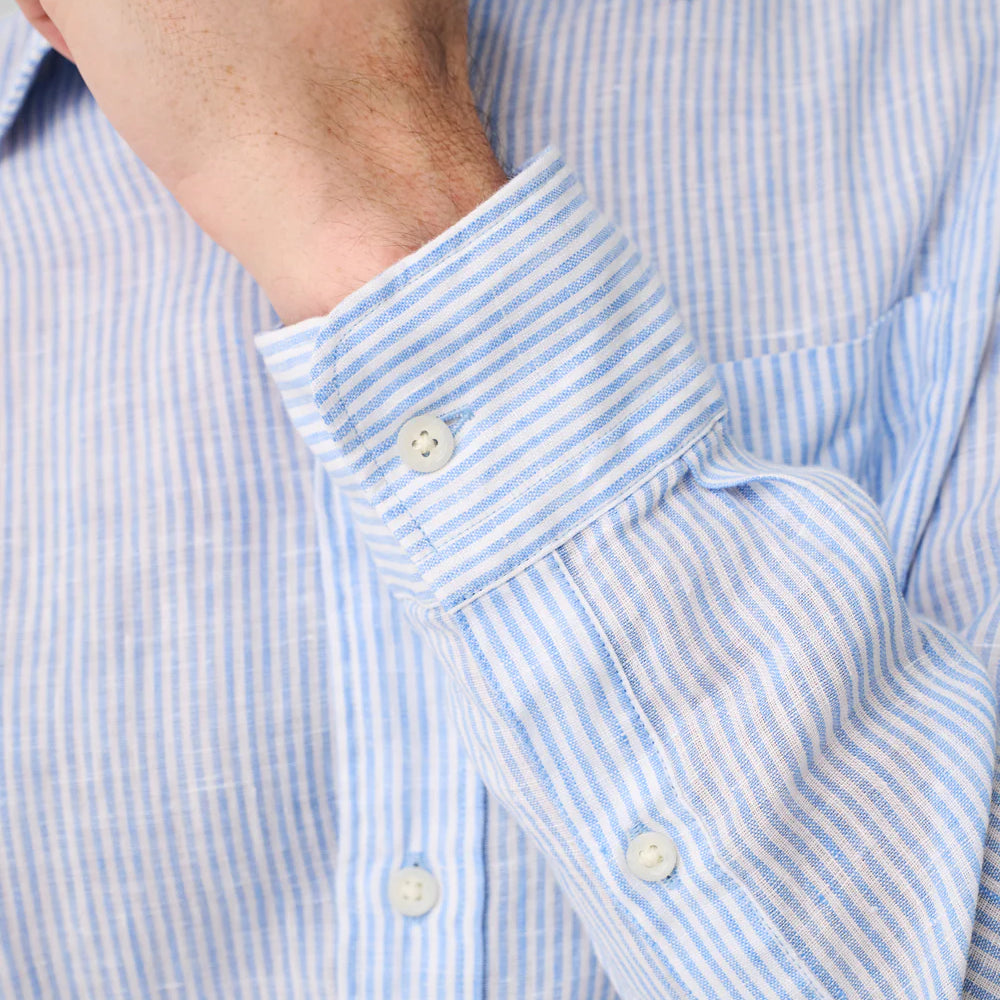 
                      
                        Faherty Men's Linen Laguna Shirt - Summer Classic Stripe
                      
                    