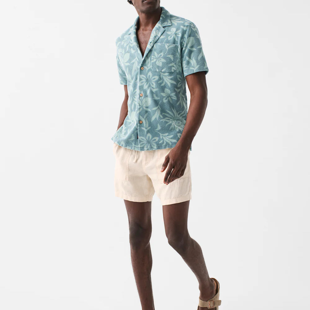 
                      
                        Faherty Cabana Terry Shirt - Tonal Teal Blossom
                      
                    