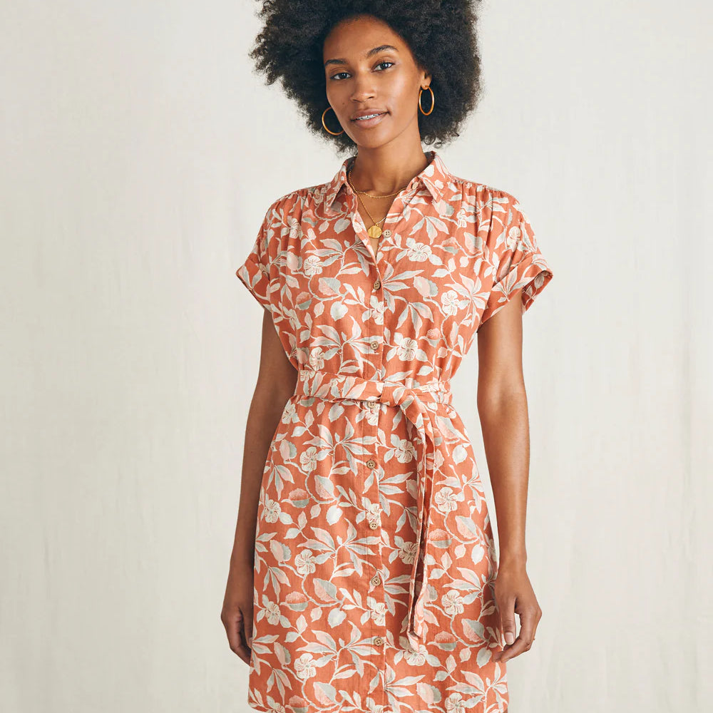 
                      
                        The Ginger Floral Breeze Shirtdress by Faherty
                      
                    