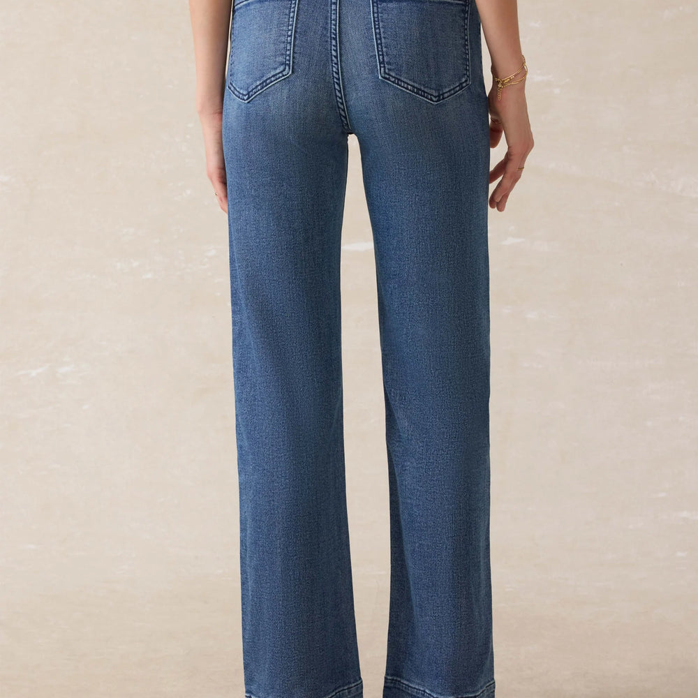 
                      
                        Person wearing blue jeans from Faherty
                      
                    
