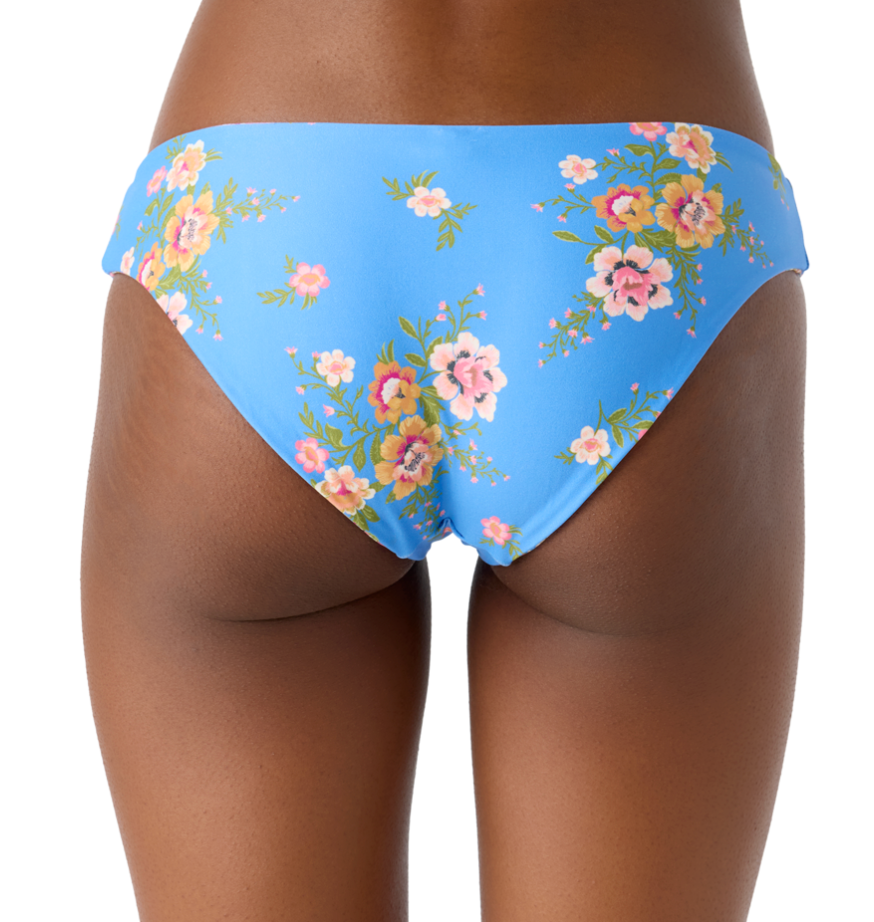 
                      
                        O'Neill Rio Floral Blue Lagoon Reversible Bikini Bottoms in a blue floral print
                      
                    