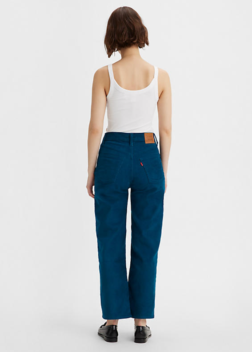 Load image into Gallery viewer, Levi&amp;#39;s Ribcage Straight Ankle Corduroy - Gibralter Sea
