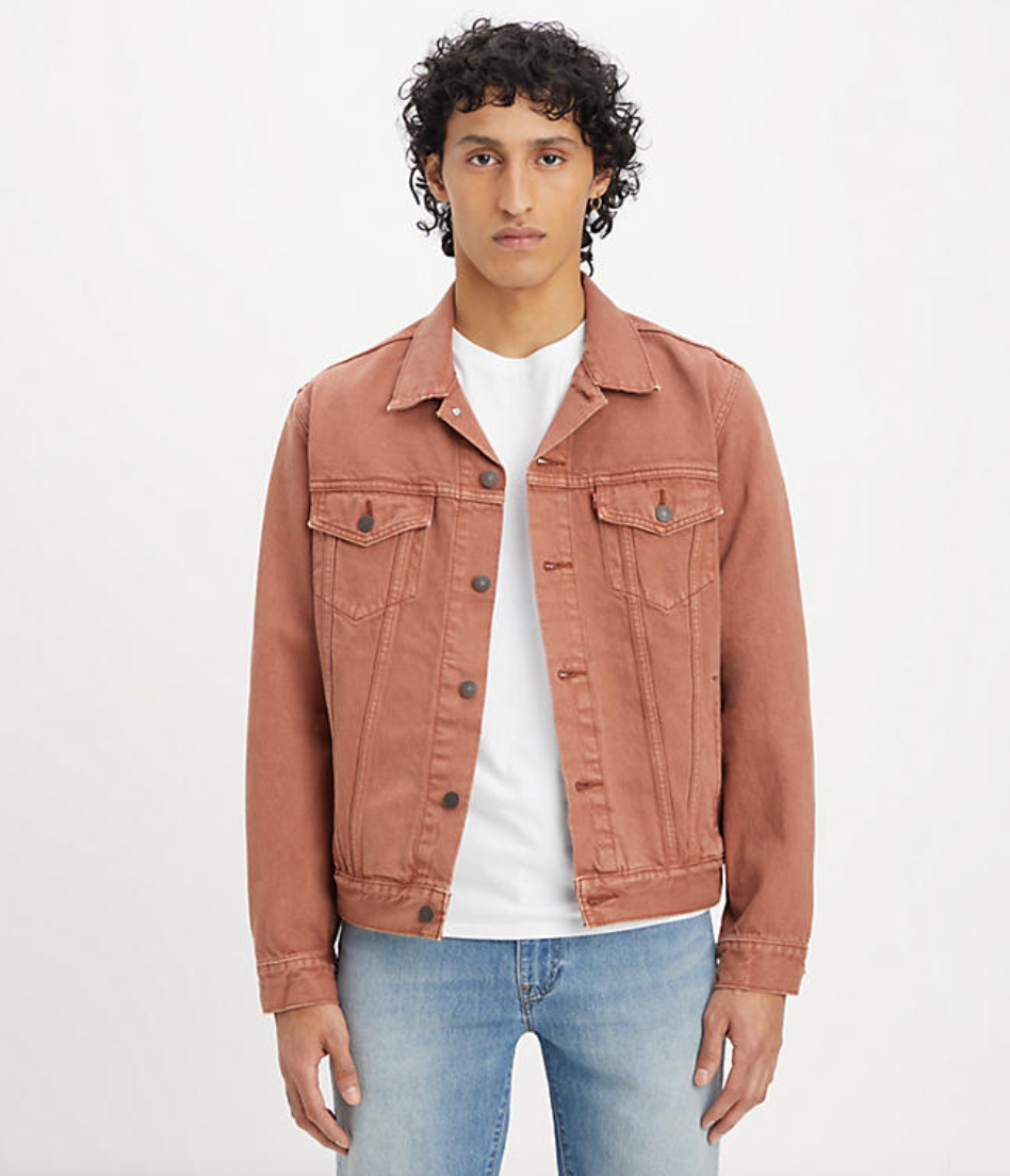 Levi's Trucker Jacket - Washed Brown Garment Dye