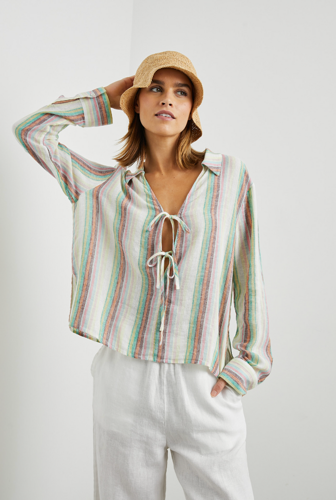 The Rails Elm Top in  Palais Stripe