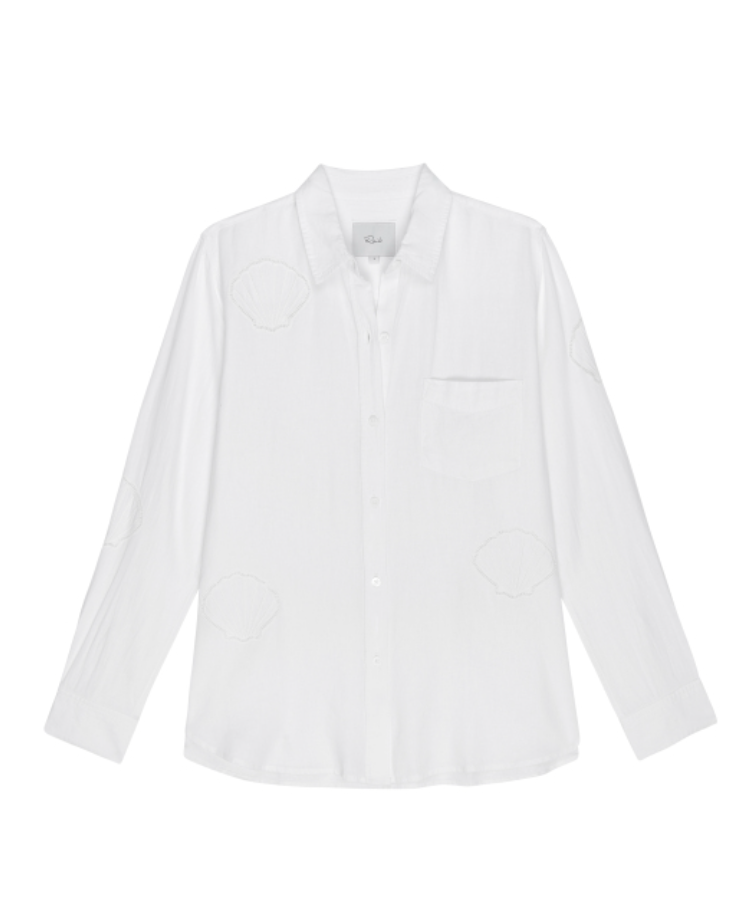 Rails Charli Shirt in  White Eyelet Shells