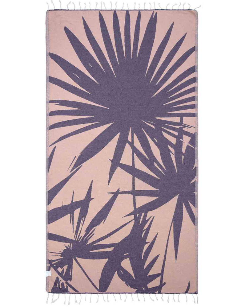 Reverse side of the Cayman Organic Turkish Cotton Beach Towel by Sand Cloud