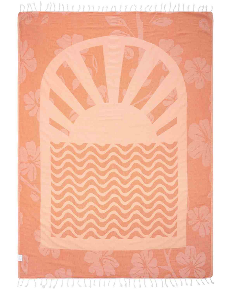 
                      
                        Reverse side of the Tulum Organic Turkish Cotton Beach Towel by Sand Cloud
                      
                    