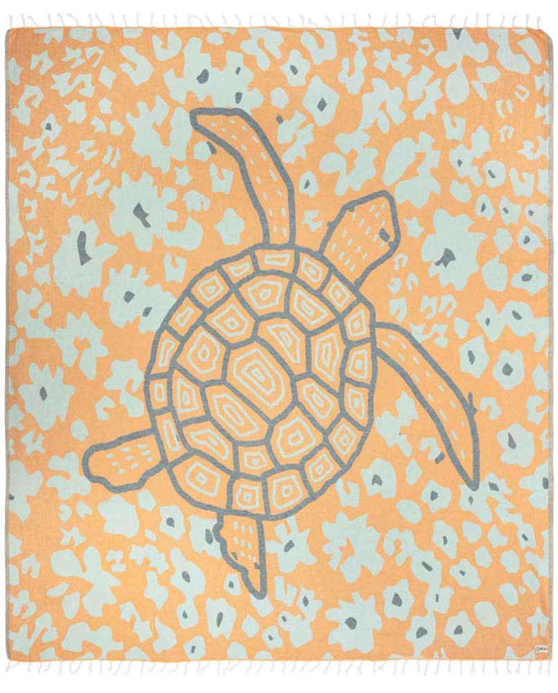 
                      
                        The Honu Turtle Extra Large Organic Turkish Cotton Beach Towel by Sand Cloud
                      
                    