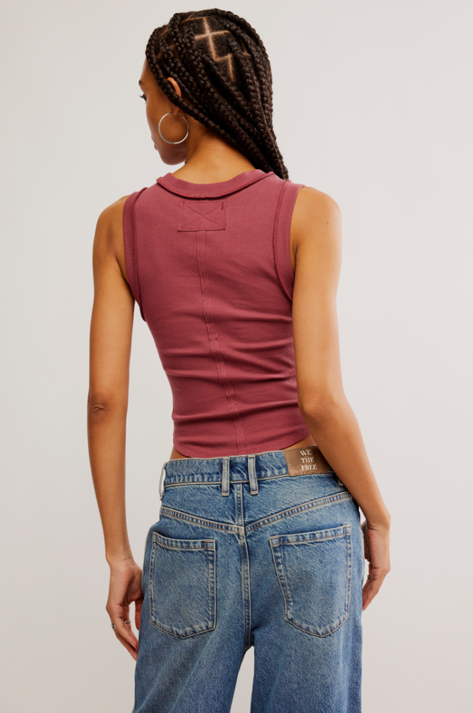 Back view of the Wild Ginger Kate Tee by Free People