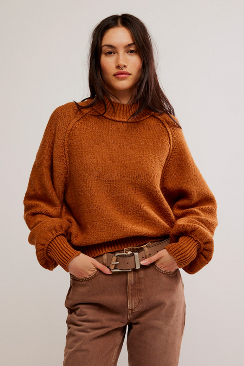 Front view of the Riley Pullover by Free People