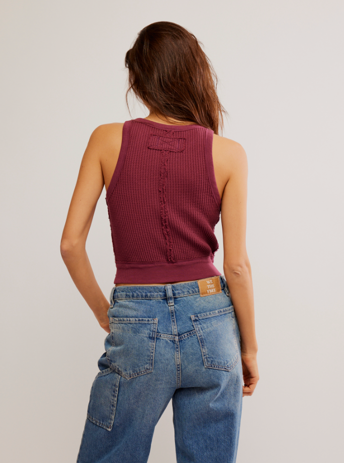 Back view of the Amarinth Vest Tank by Free People