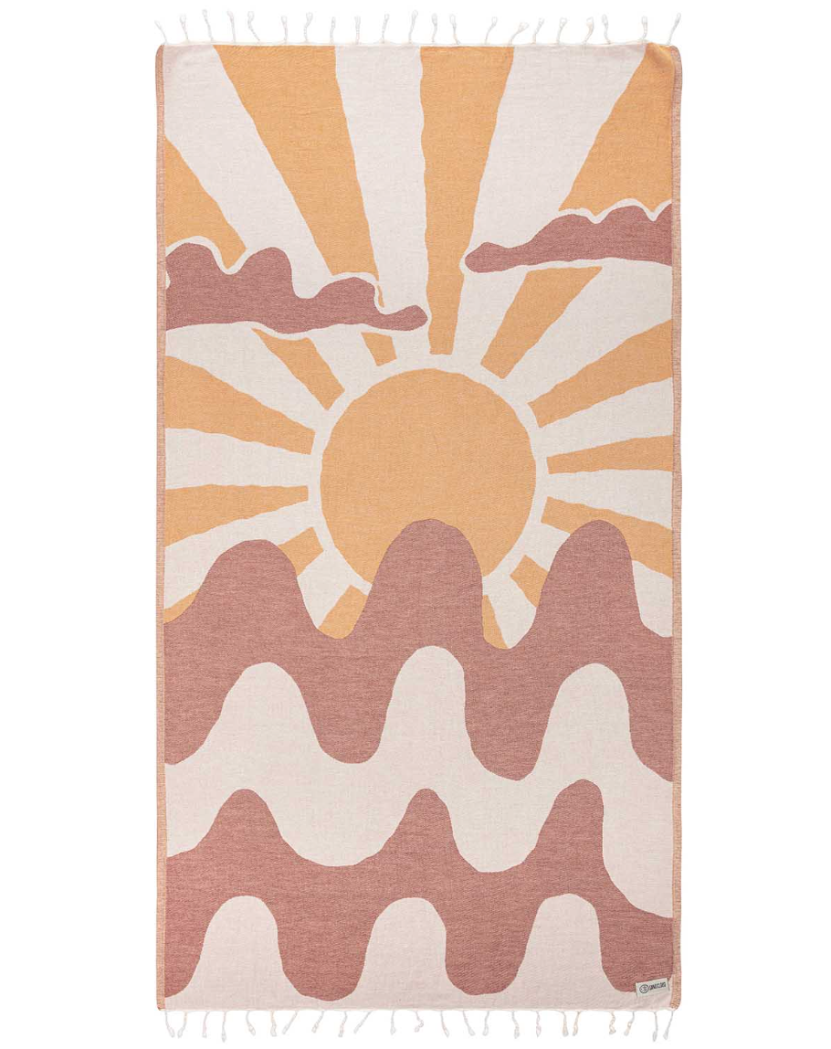 The Palau Organic Turkish Cotton Beach Towel by Sand Cloud