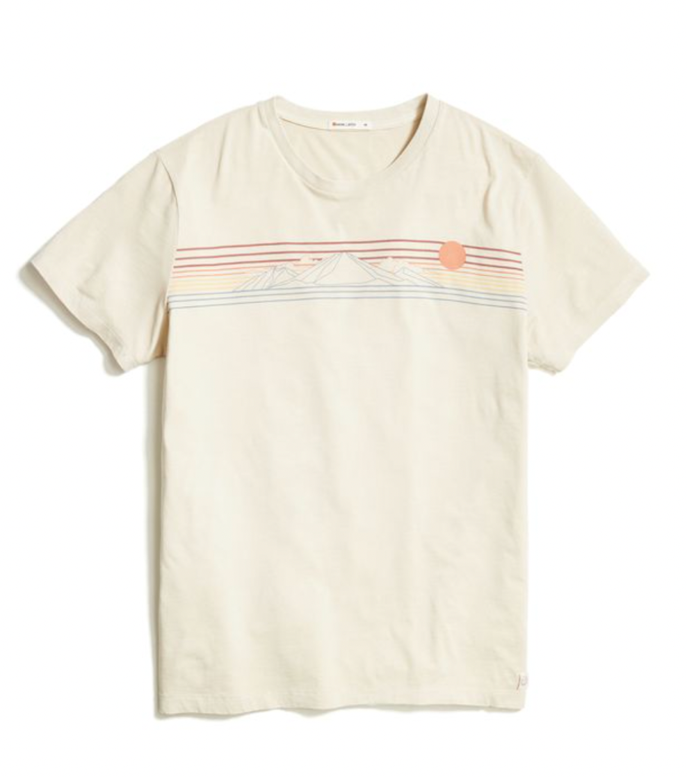 Front view of the Fog Signature Crew Graphic Tee by Marine Layer