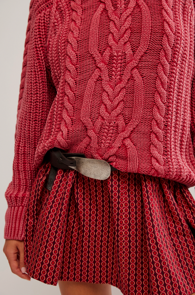 
                      
                        Free People Frankie Cable Sweater
                      
                    