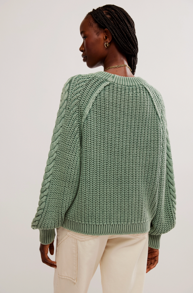 
                      
                        Free People Frankie Cable Sweater
                      
                    
